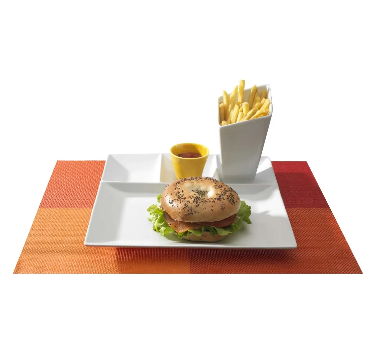 Assiette 4 compartiments MANHATTAN 280x280