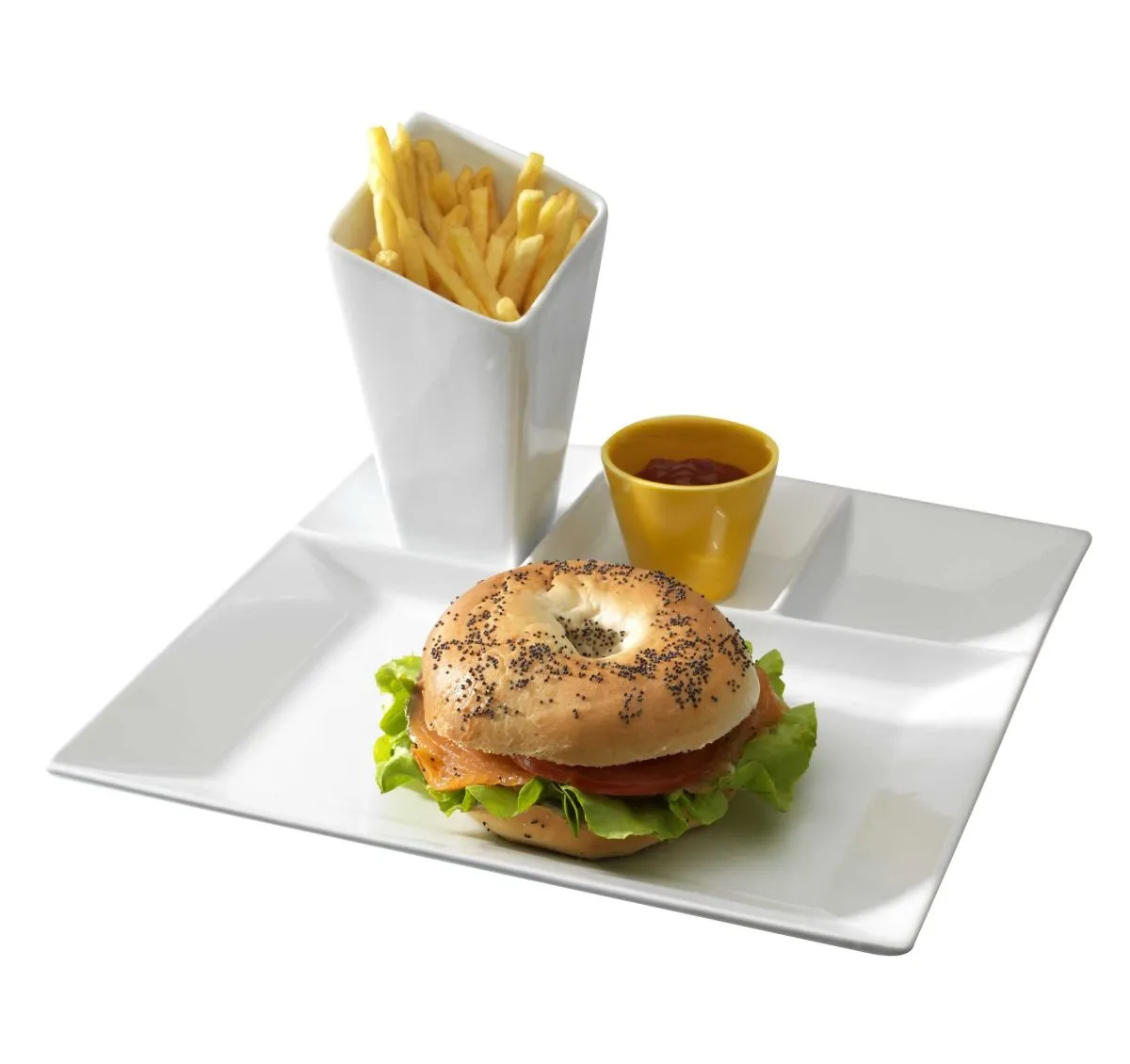 Assiette 4 compartiments MANHATTAN 280x280