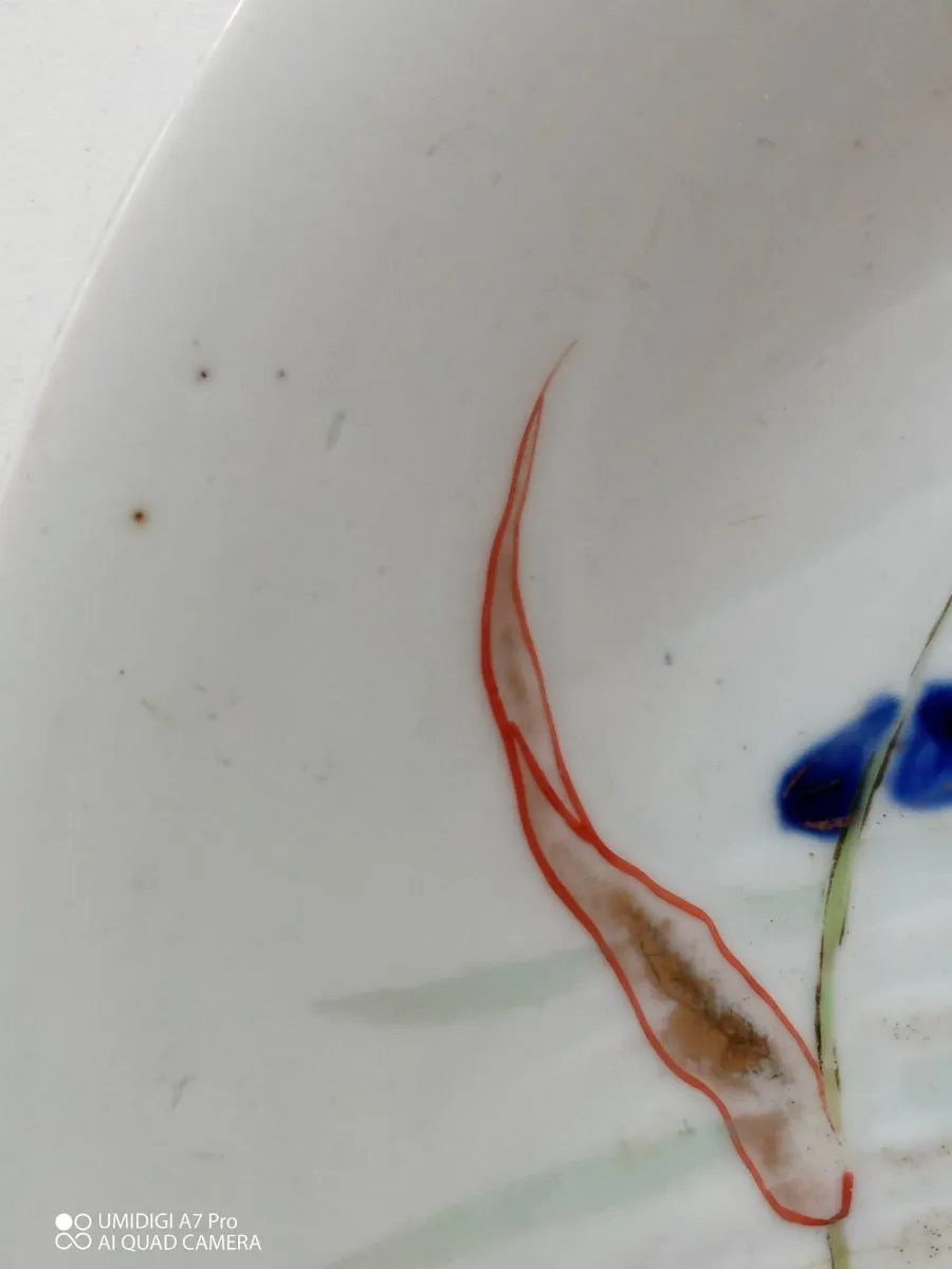 Assiette japonaise, periode meiji, 28 cm