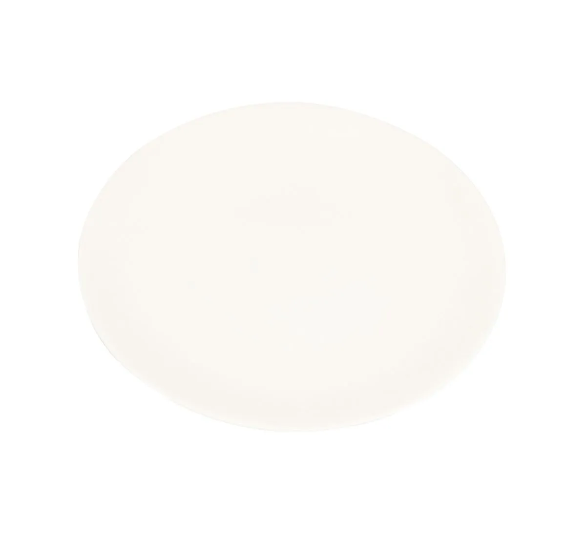 Assiette plate CONTOUR Ø290mm Porcelaine Blanc