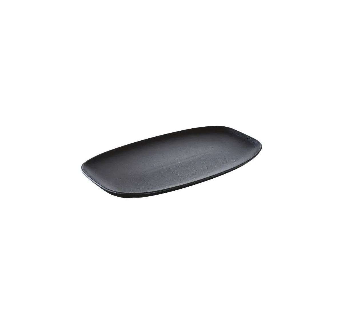 Assiette rectangle CLUB 290x178 Noir - Revol