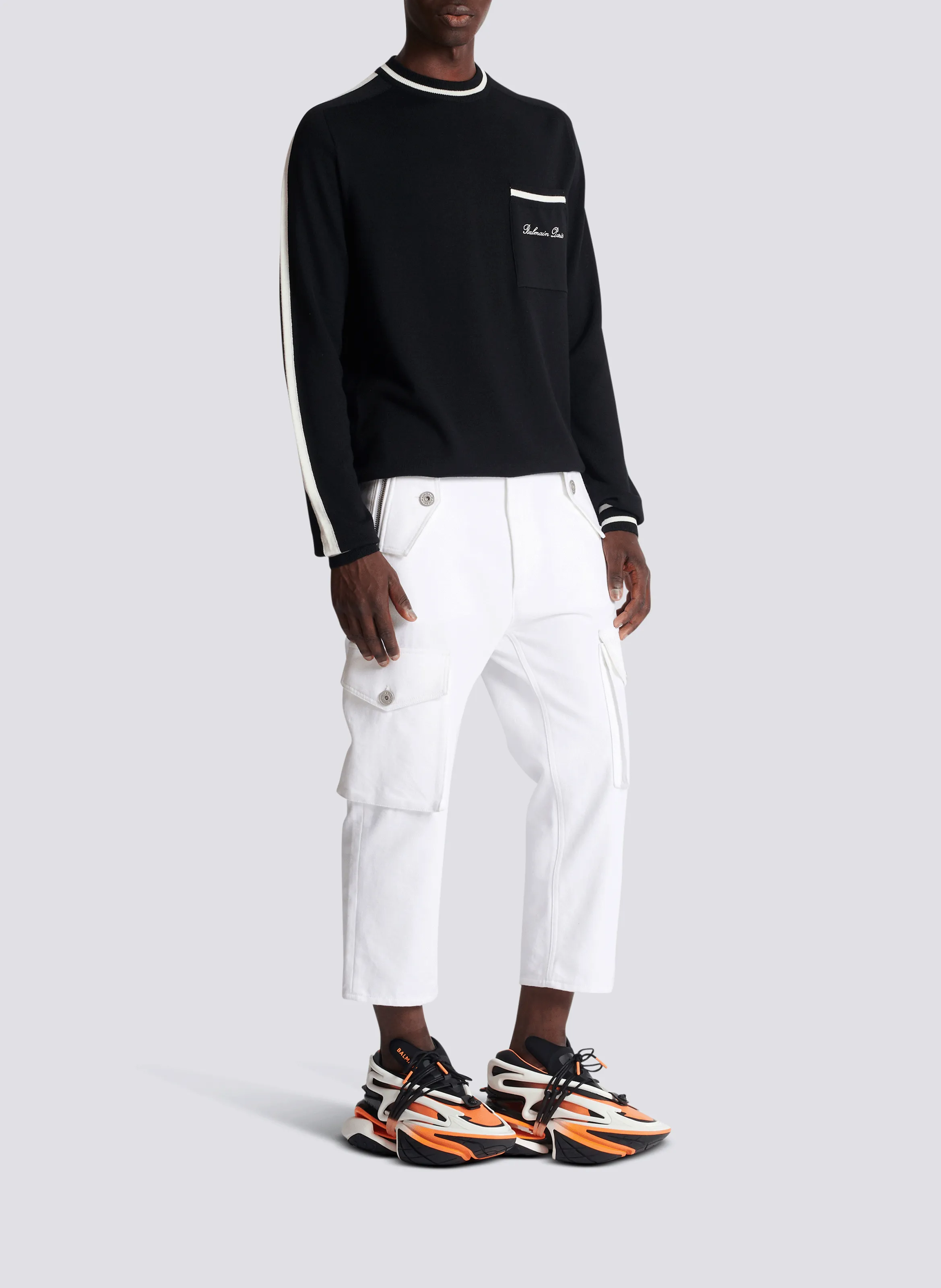 BALMAIN  Pull balmain signature - Noir