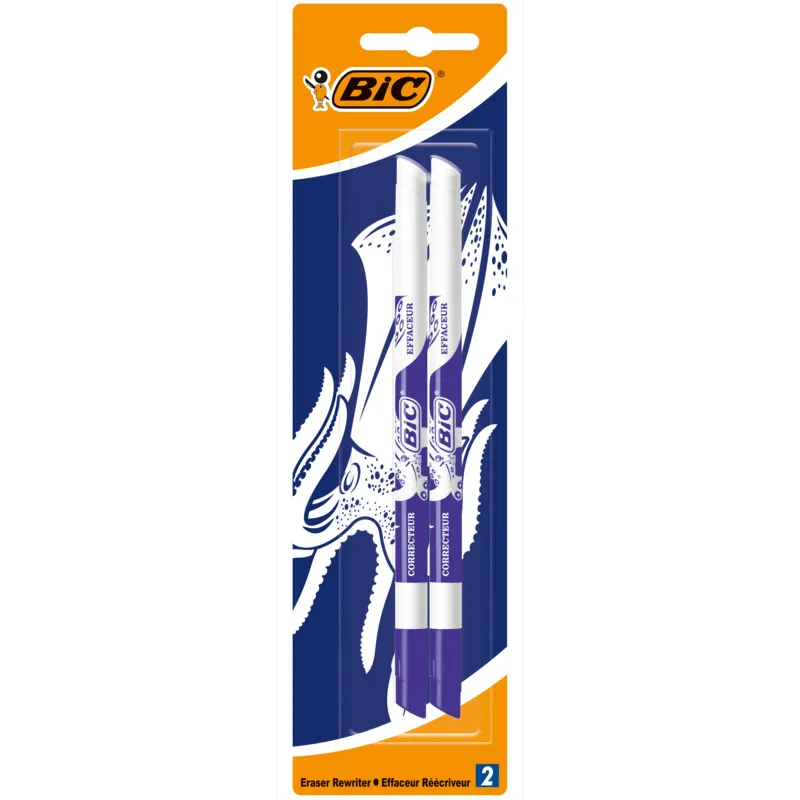 Bic effaceur d'encre, 2 pièces 