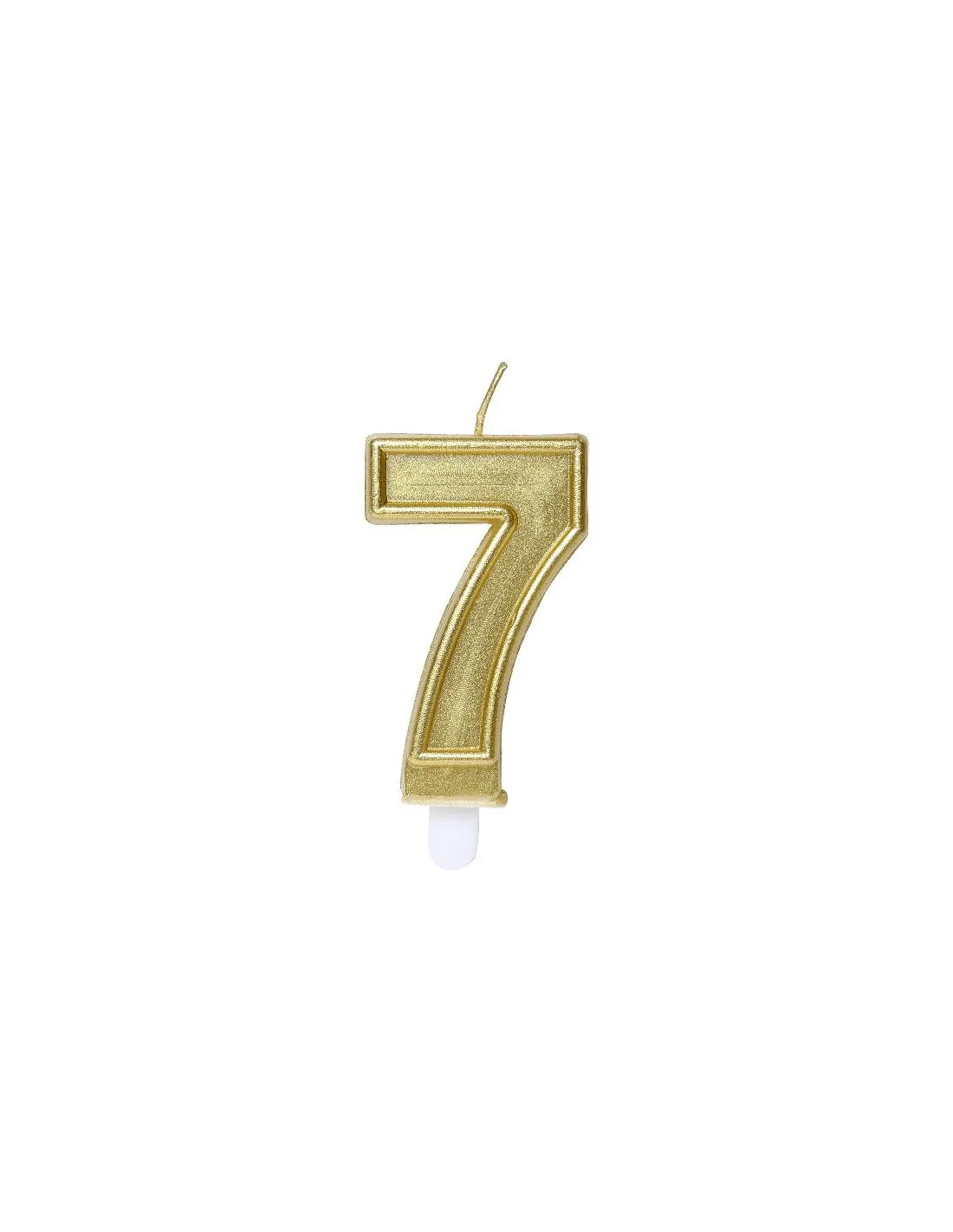 bougie anniversaire chiffre n°7 - le chat