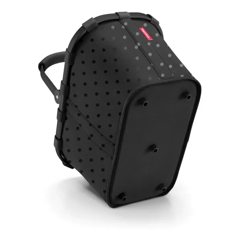 CARRYBAG Panier à provisions pliable REISENTHEL frame Glossy Dots Black