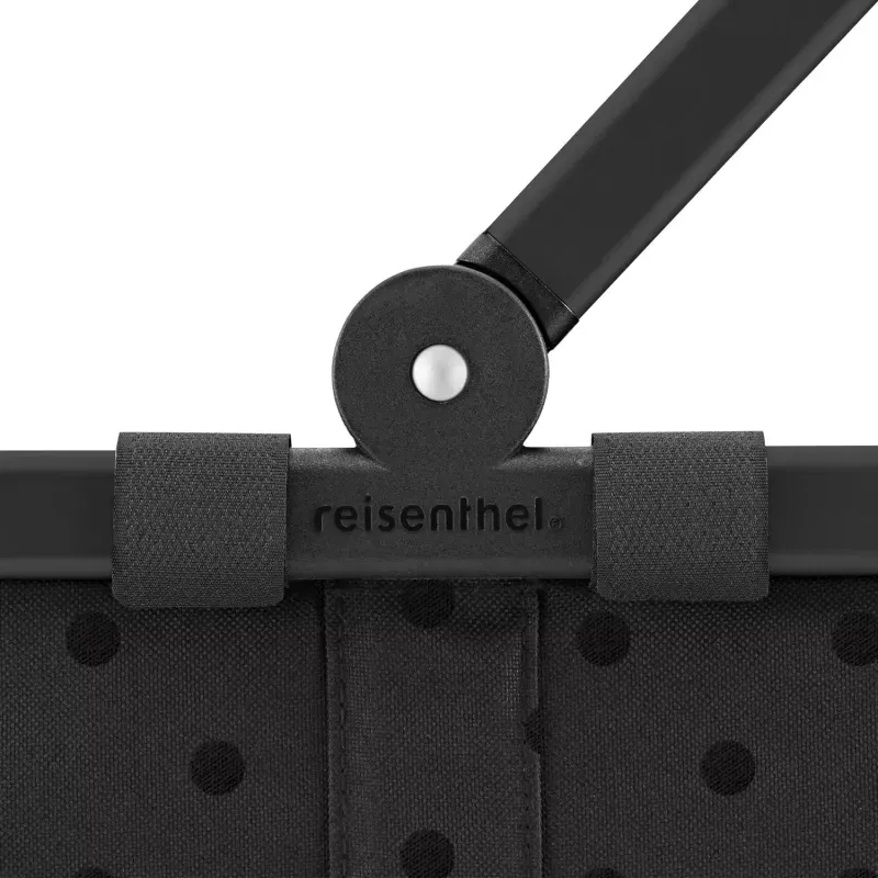 CARRYBAG Panier à provisions pliable REISENTHEL frame Glossy Dots Black