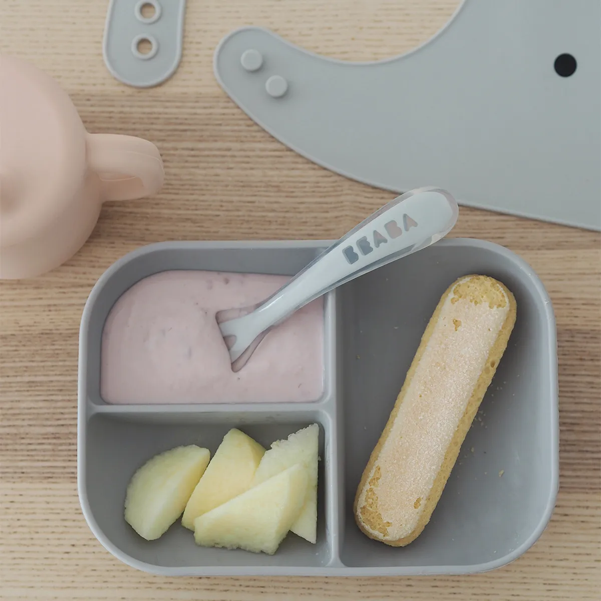 Coffret d'Apprentissage Silicone 3 Pièces - Pink
