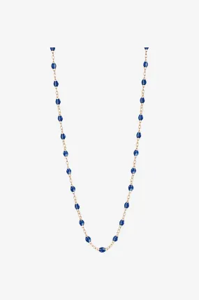 Collier en or rose et résine Classique Gigi Prusse