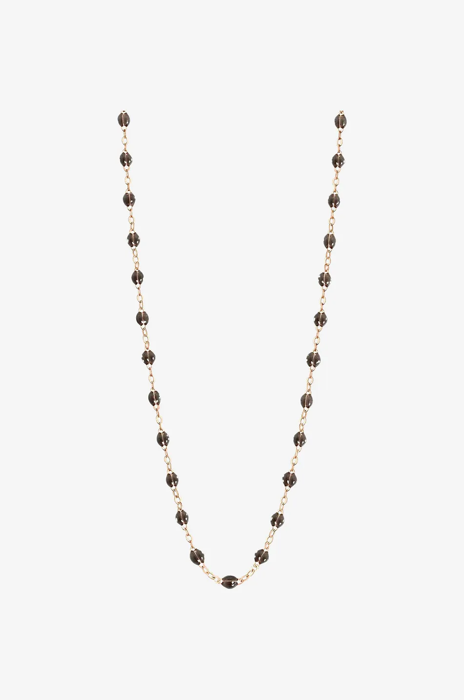 Collier en or rose et résine Classique Gigi - Quartz