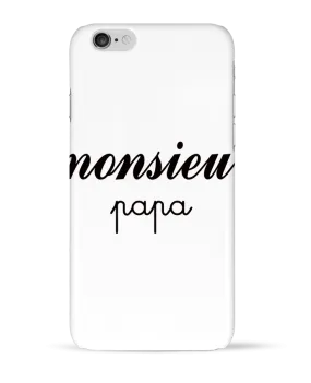 Coque iPhone 6 Monsieur Papa par Freeyourshirt.com