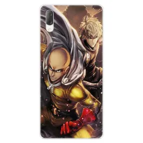 Coque One Punch Man Sony Saitama & Genos