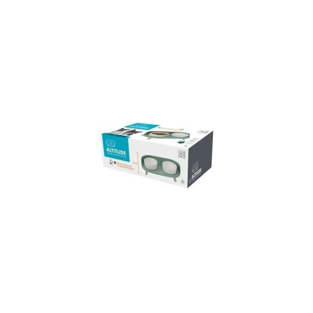 Gamelle double surélevée m.pets altitude - 2x50 ml