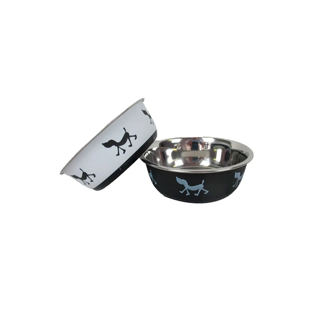Gamelle inox antidérapante 14x5x5cm 