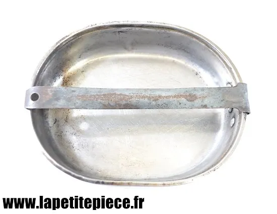 Gamelle us can meat 1942 acier inoxydable