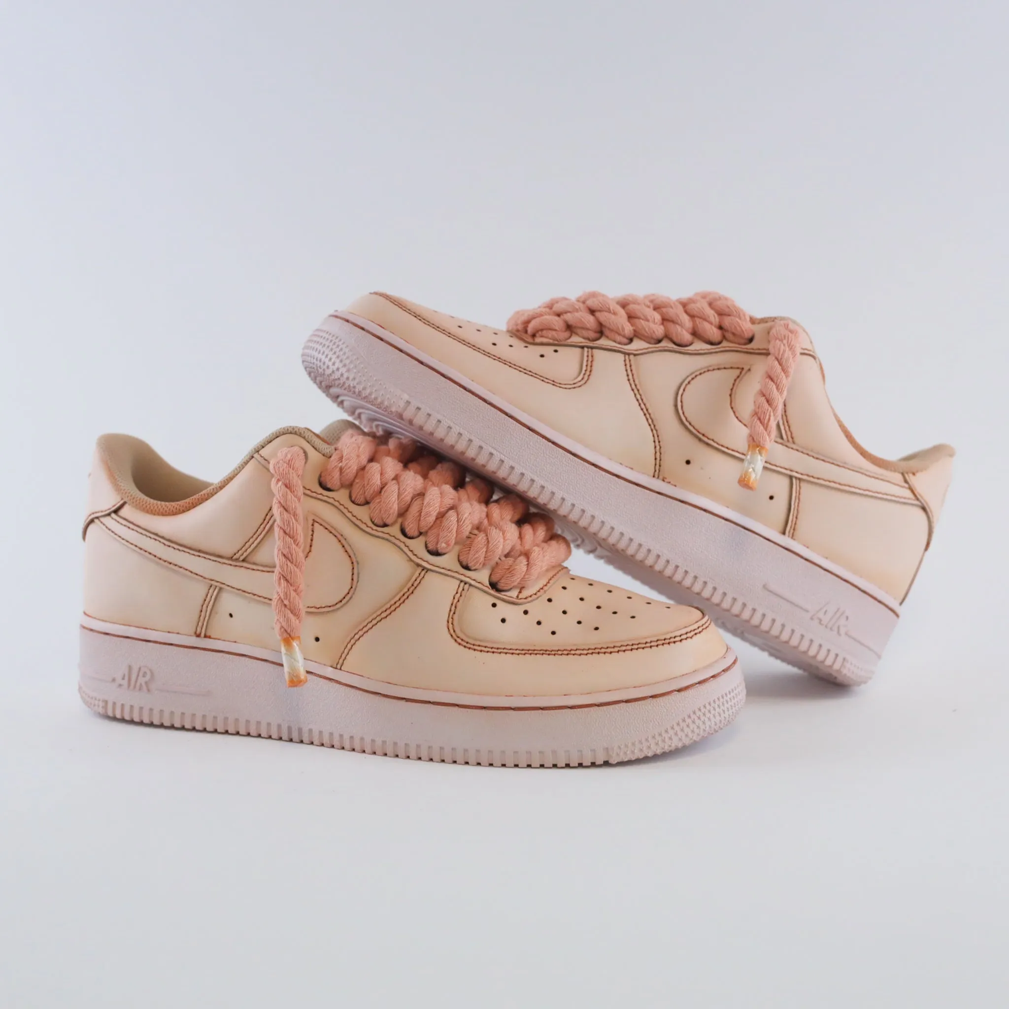 Gros lacets en corde - Full Orange