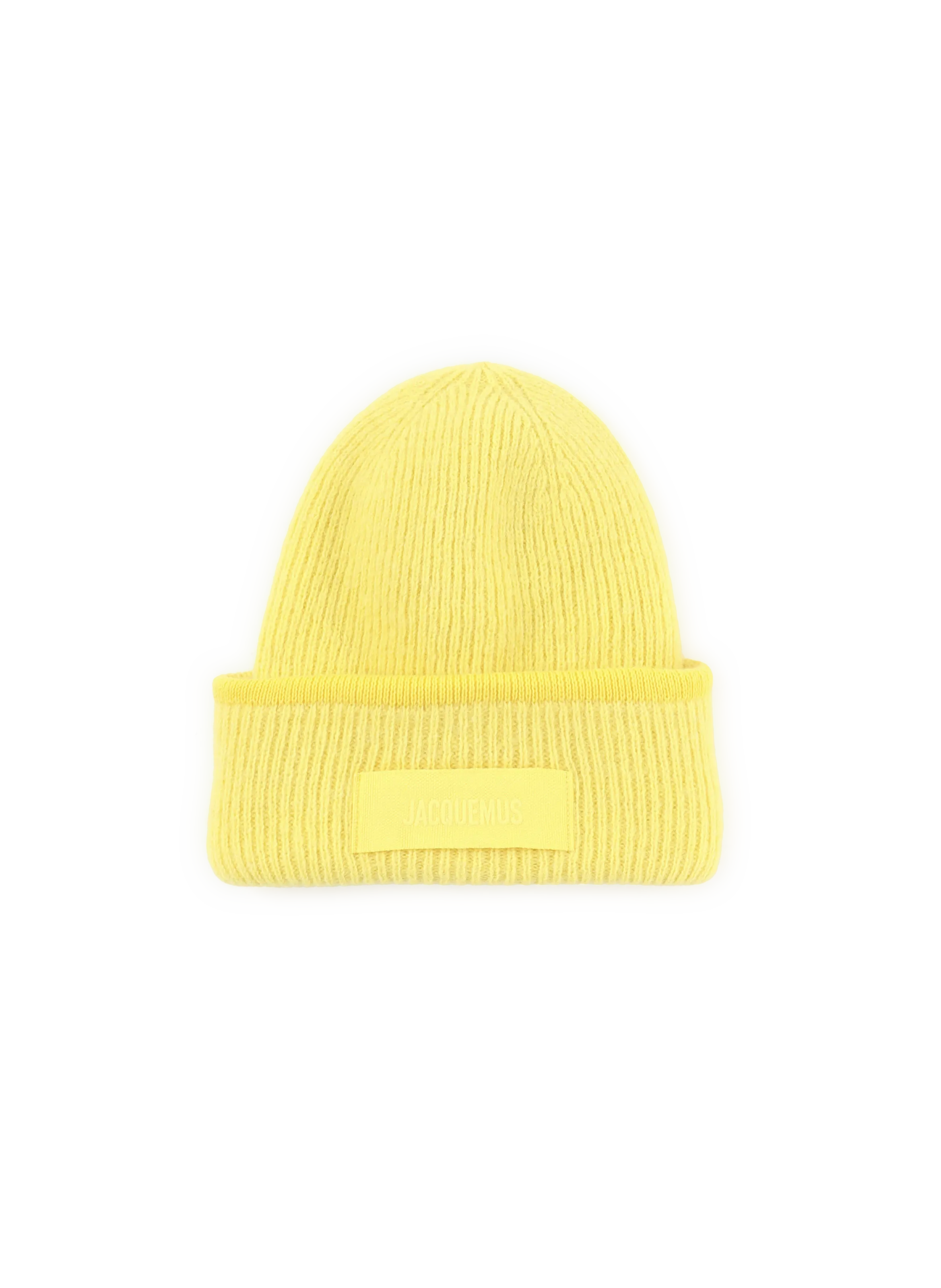 JACQUEMUS  Le bonnet Gros Grain  - Jaune