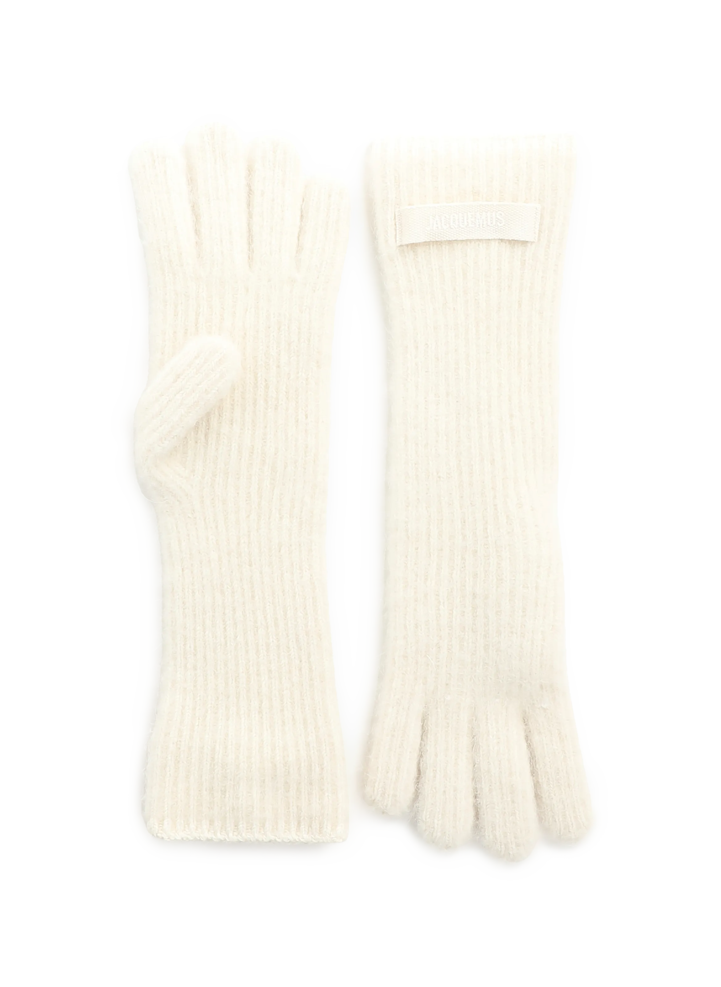 JACQUEMUS  Les gants Gros Grain  - Beige
