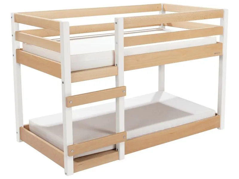 LIT MEZZANINE Double couchage et 2 matelas Waterproof