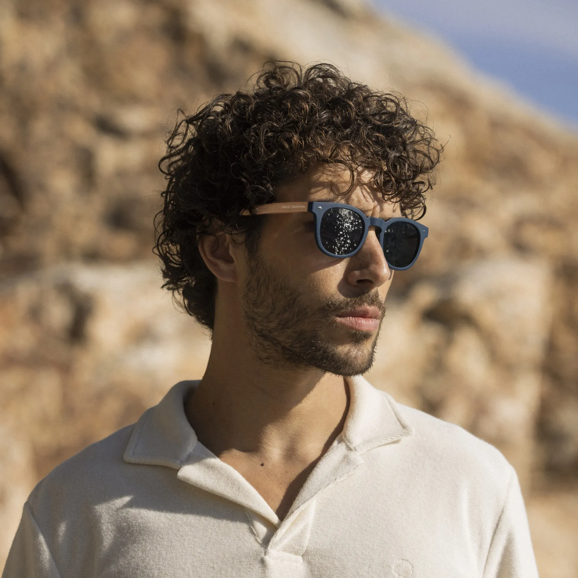 Lunettes de soleil bleues SUNGLASS - FAGUO