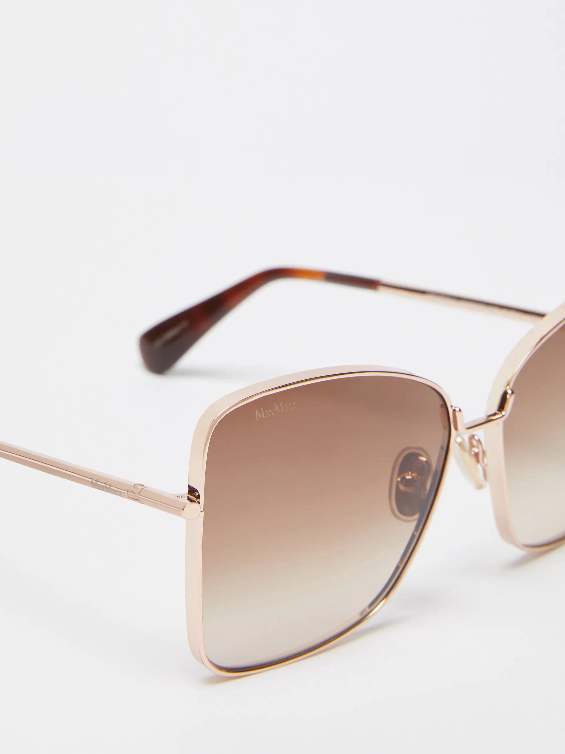 Lunettes de soleil papillon en métal