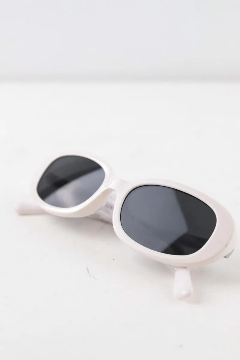 Lunettes de soleil Ralph Lauren blanc.