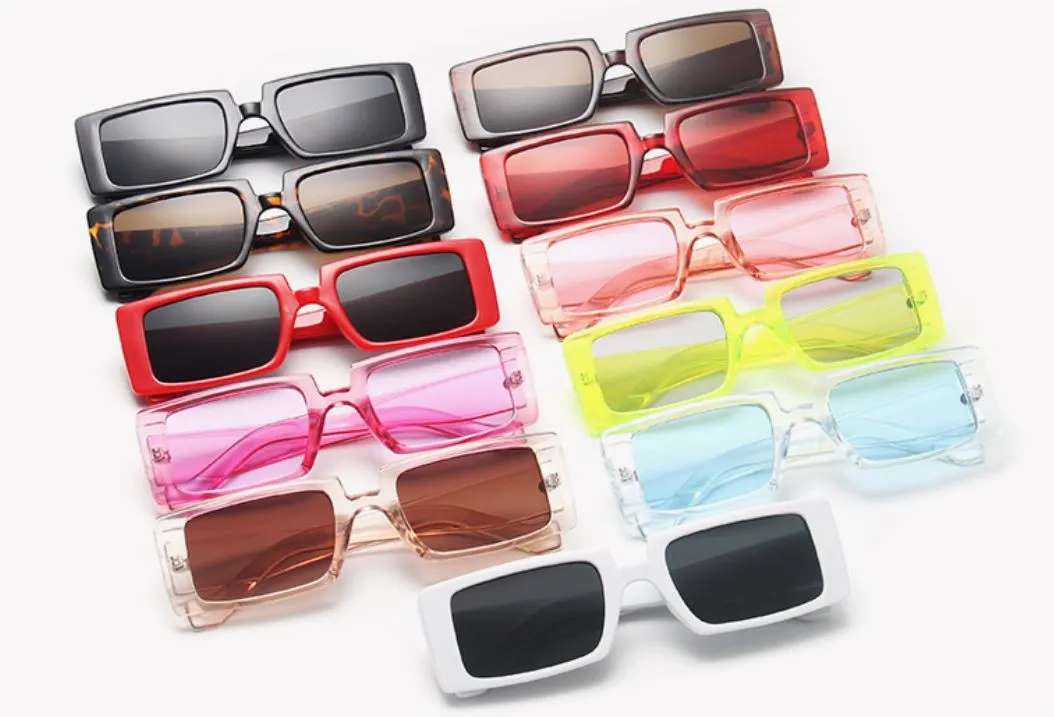 Lunettes de soleil rectangulaires vintage