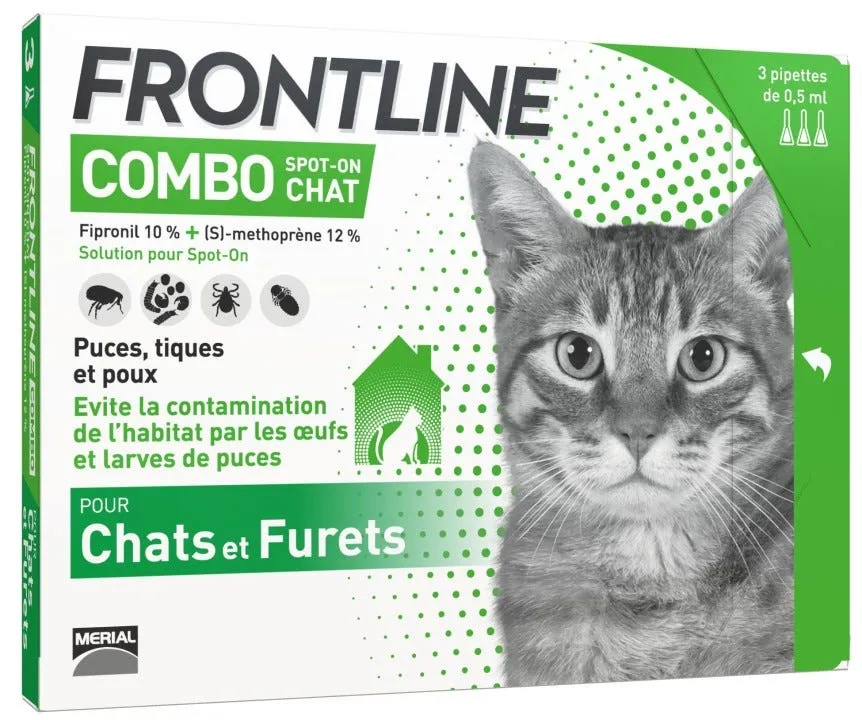 Pipette antiparasitaire Combo chat/furet FRONTLINE