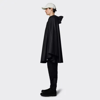 Poncho Rains Cape Black (Taille M)