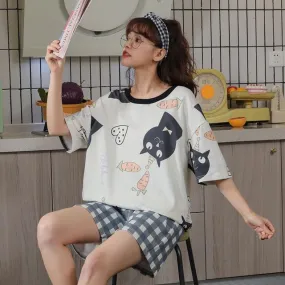Pyjama Japonais Chat