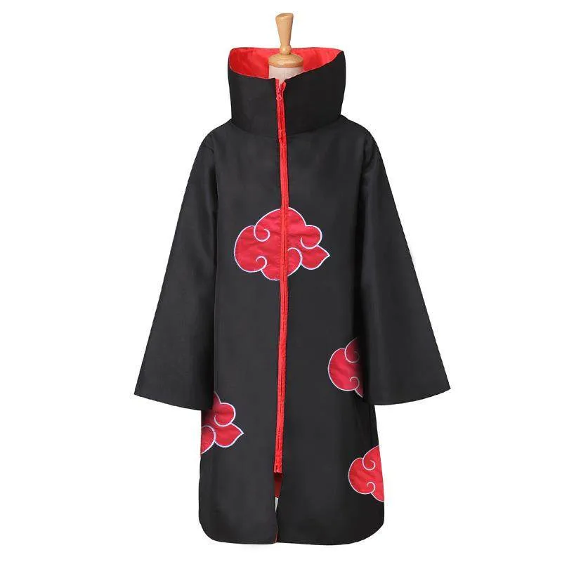 Robe cape d'organisation naruto cosplay akatsuki