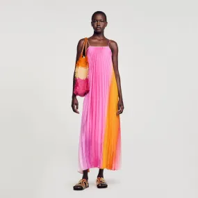Robe longue plissé soleil