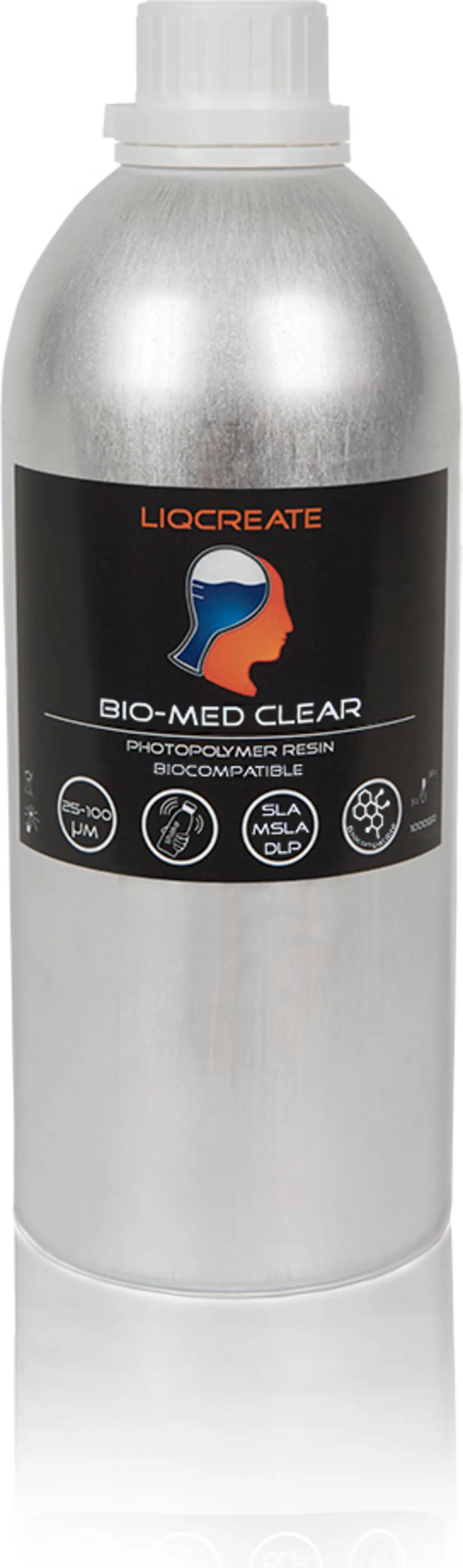 Résine claire aux propriétés biocompatibles