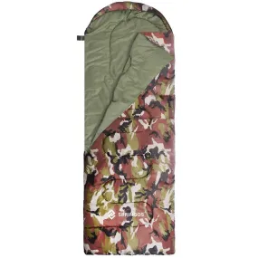 Sac de couchage touristique 2 en 1, camouflage, 210x73 cm, Springos