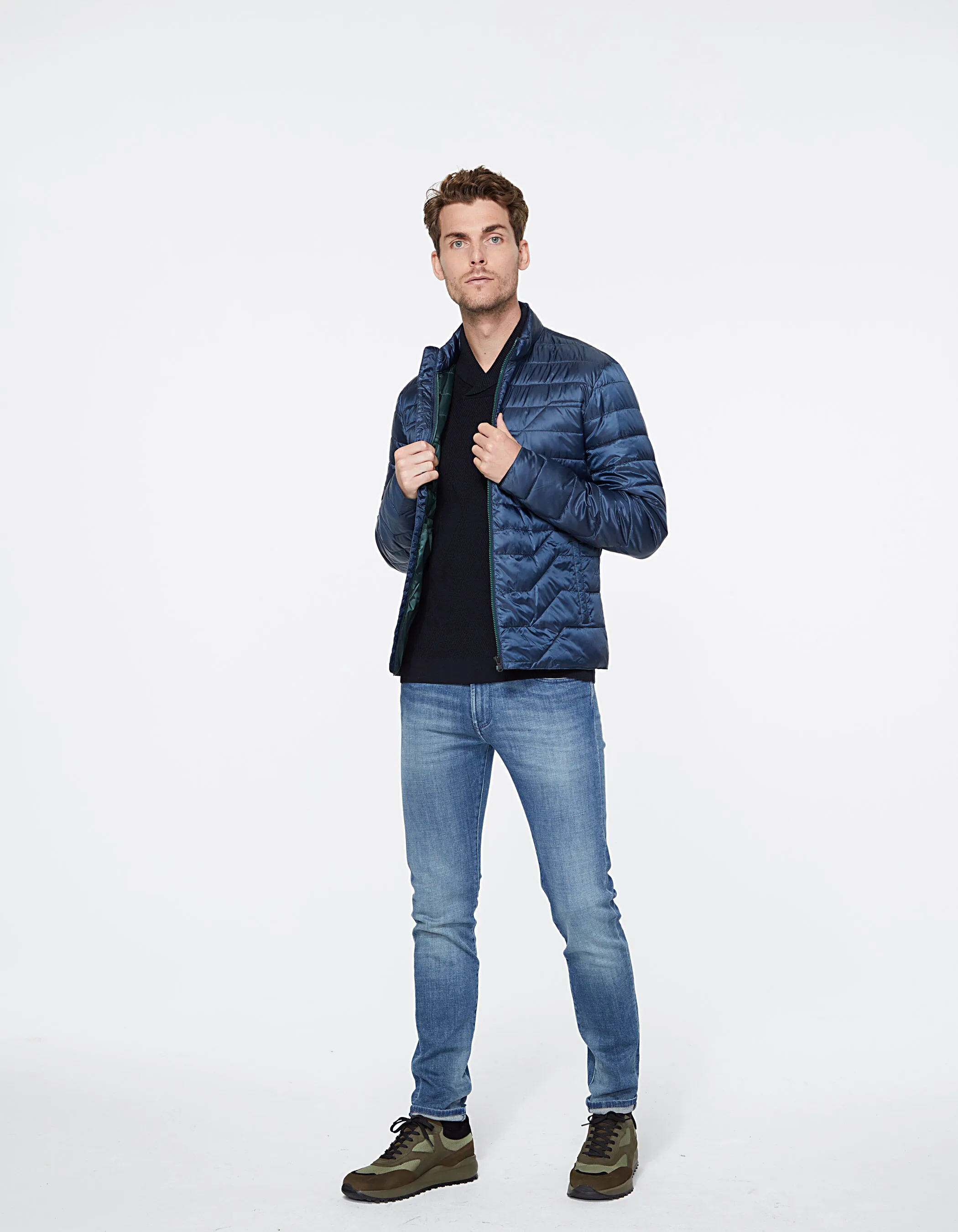 Sous-doudoune marine packable Homme