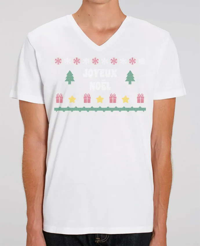 T-shirt homme Joyeux Noël - Pull moche (ugly sweater) par tunetoo
